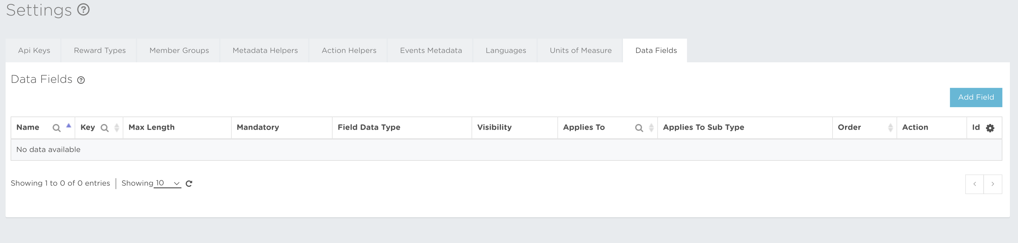 Data Fields